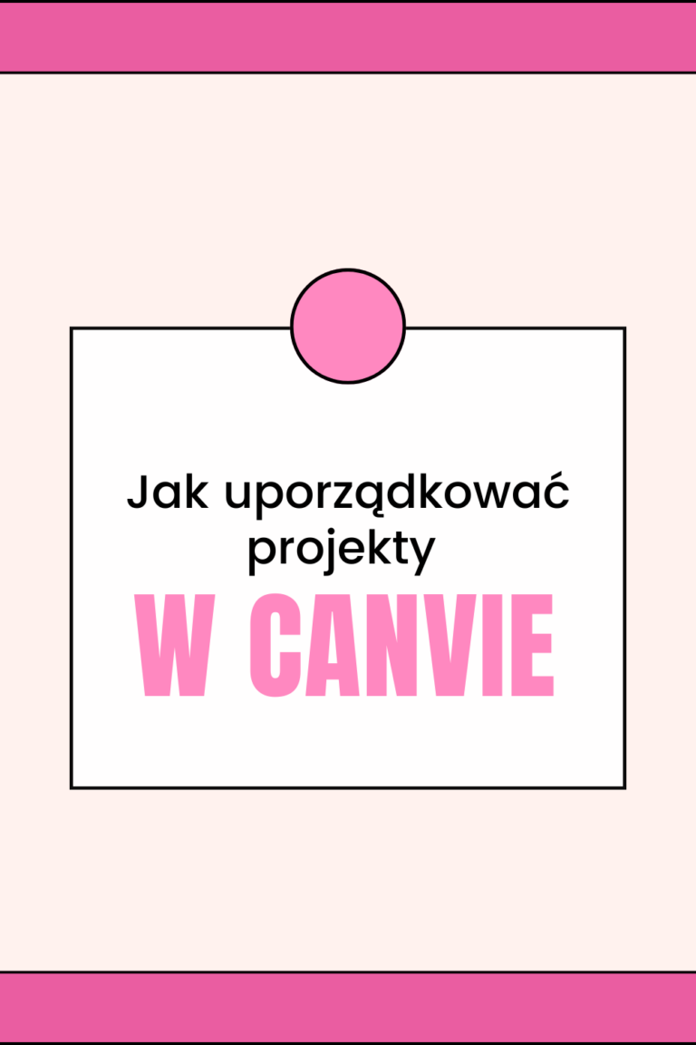 Jak uporządkować projekty w canvie?