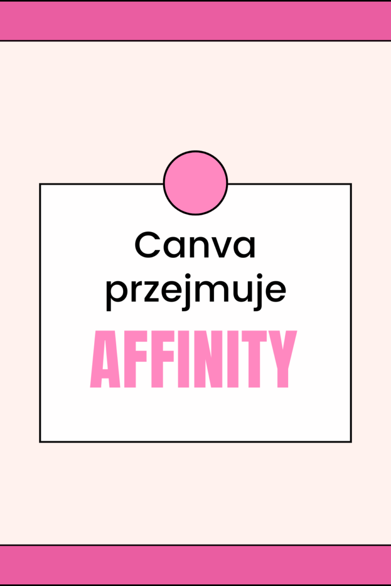 Canva przejmuje affinity i co to oznacza?