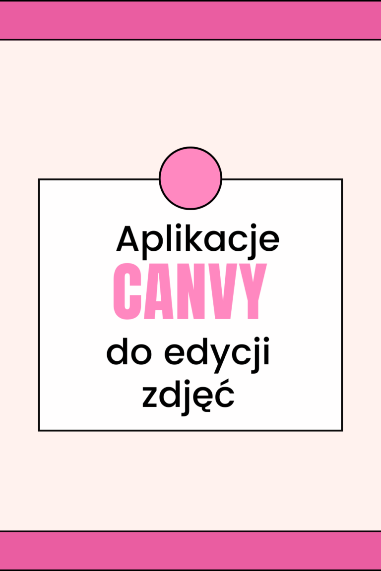 Aplikacje canvy do edycji zdjęć