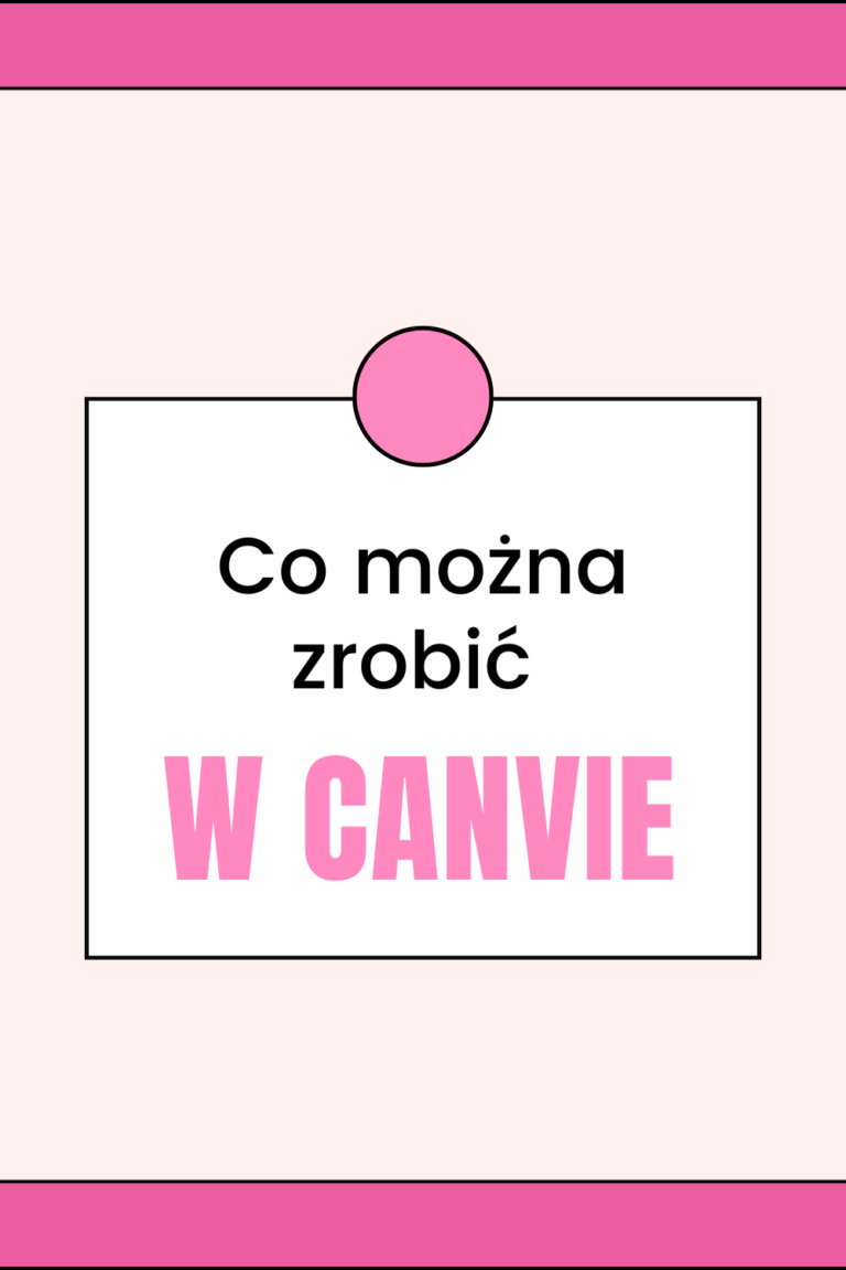 Co można zrobić w Canvie?
