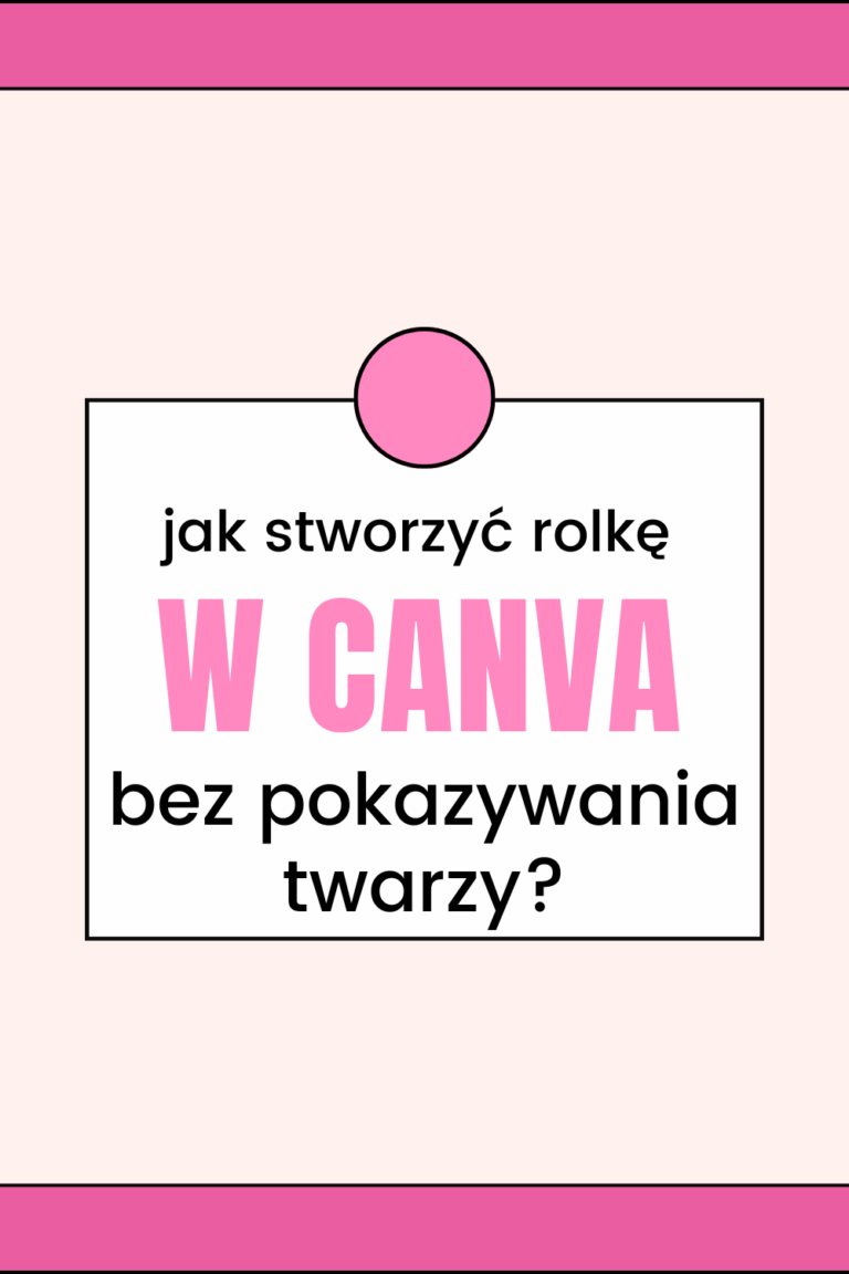 Jak stworzyć rolkę w Canva bez pokazywania twarzy?