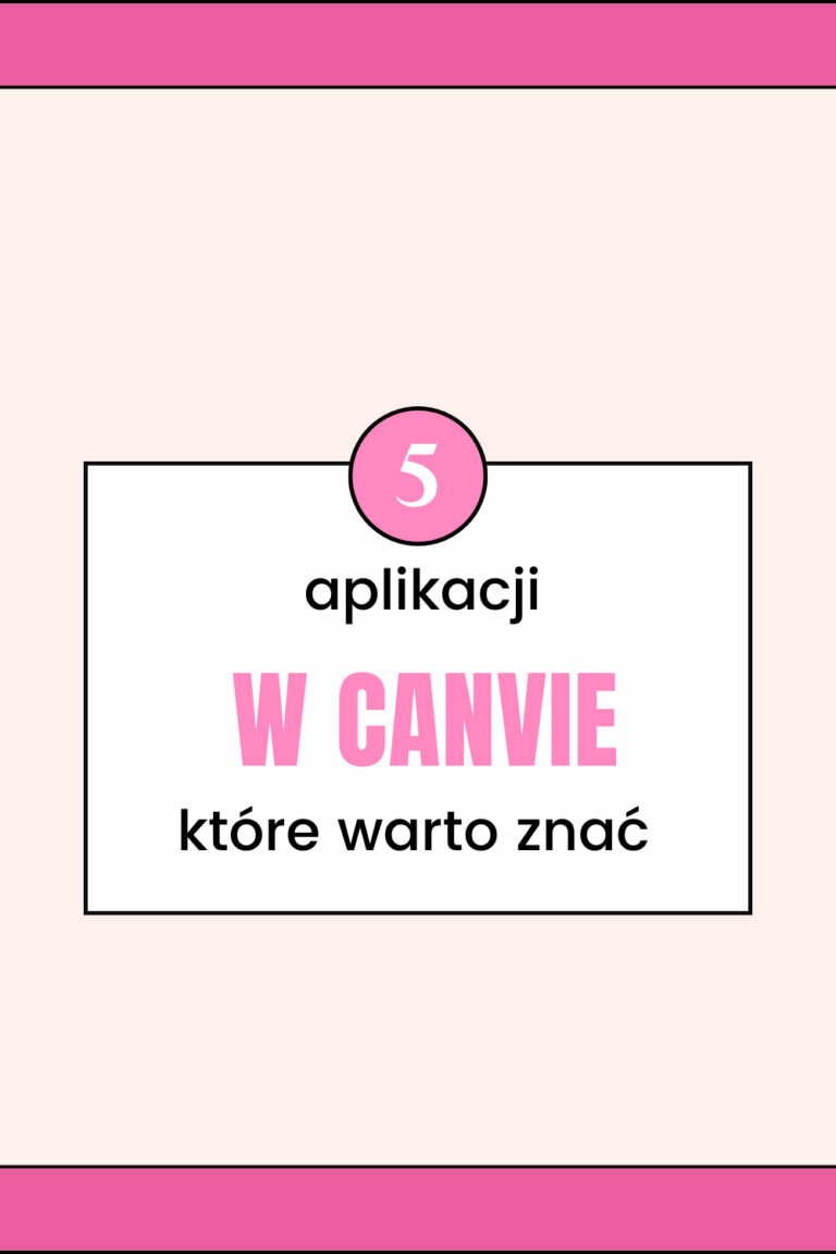 Jakie aplikacje w Canvie warto poznać? 5 polecanych narzędzi