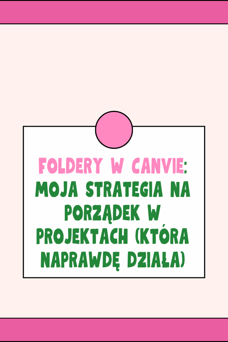Foldery w Canvie: Moja strategia na porządek w projektach (kt&oacute;ra naprawdę działa)