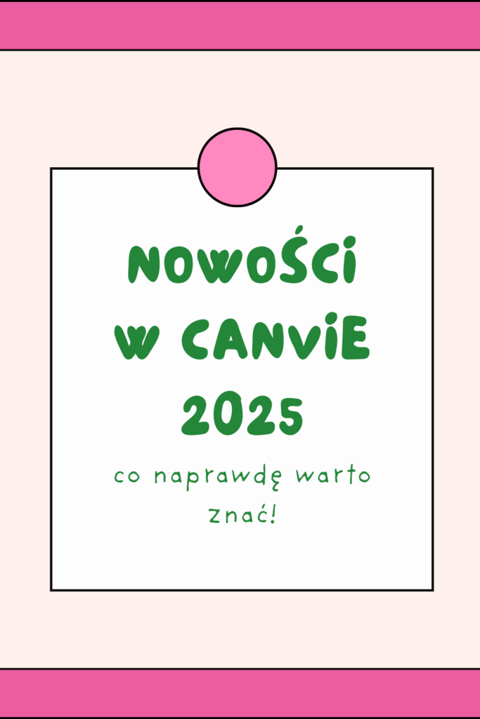 Nowości w Canvie 2025: co naprawdę warto znać!