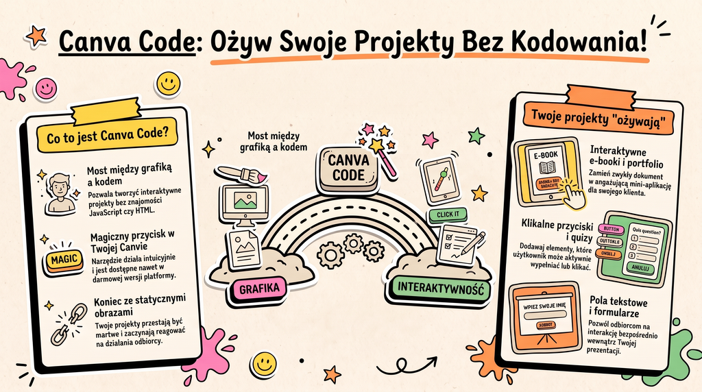 Canva Code otwarty na darmowym koncie