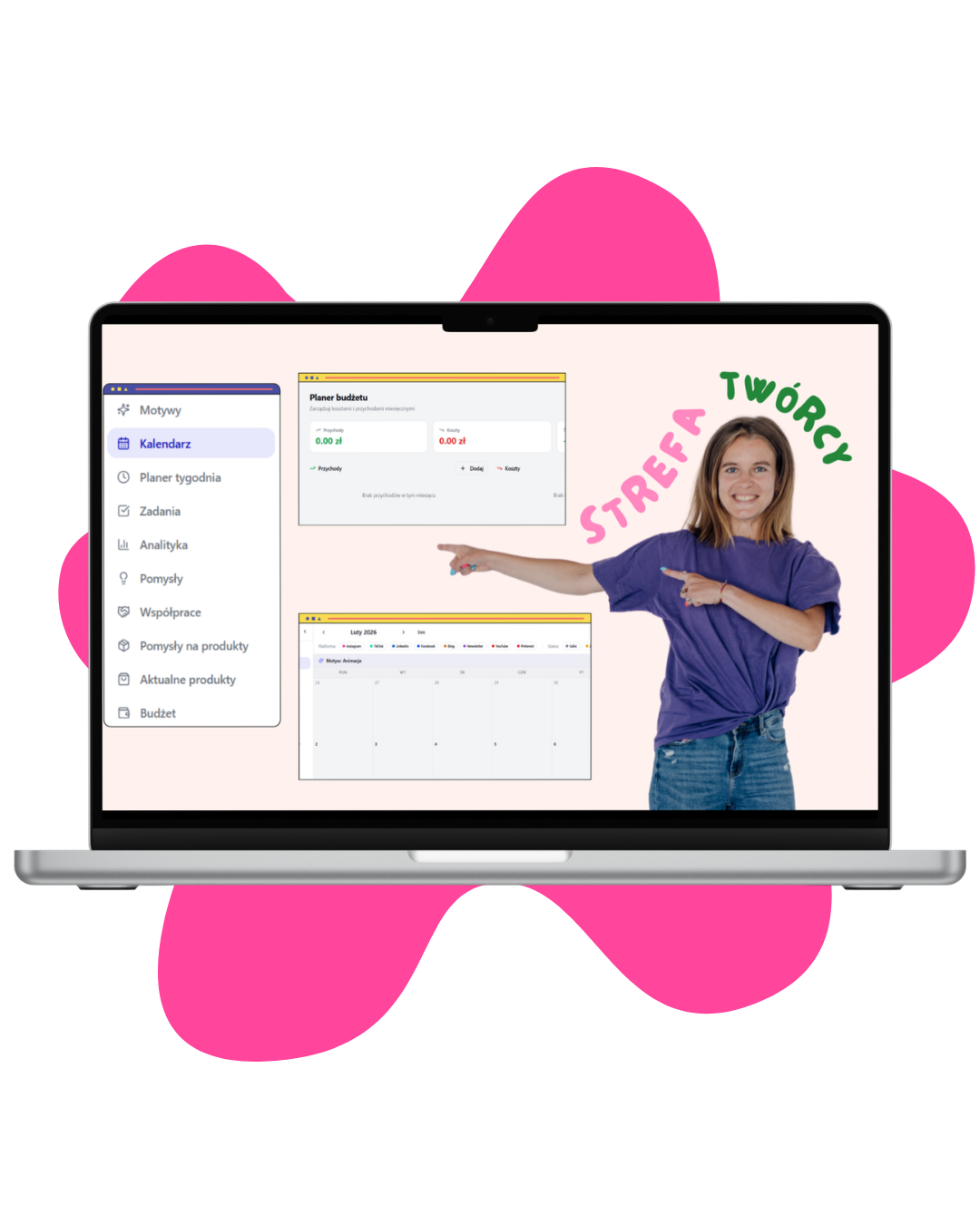 Strefa Twórcy – Twój system operacyjny do zarządzania social mediami (planer + budżet + analityka)