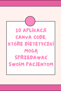 10 aplikacji Canva Code, kt&oacute;re dietetyczki mogą sprzedawać swoim pacjentom