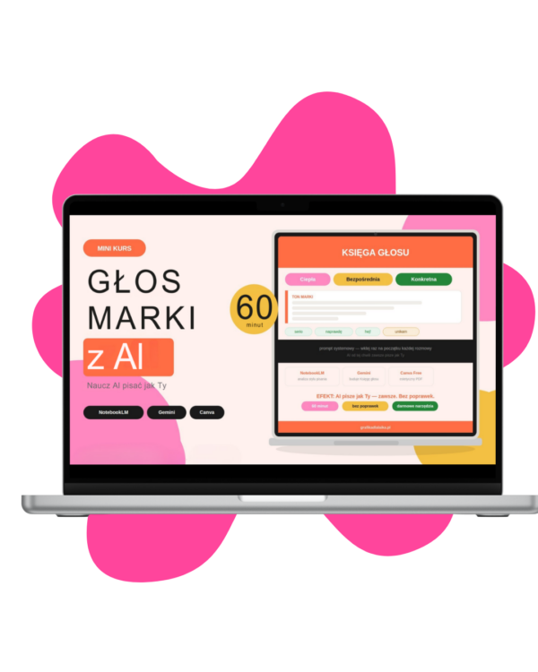 Głos marki z AI - naucz AI pisać tak jak Ty