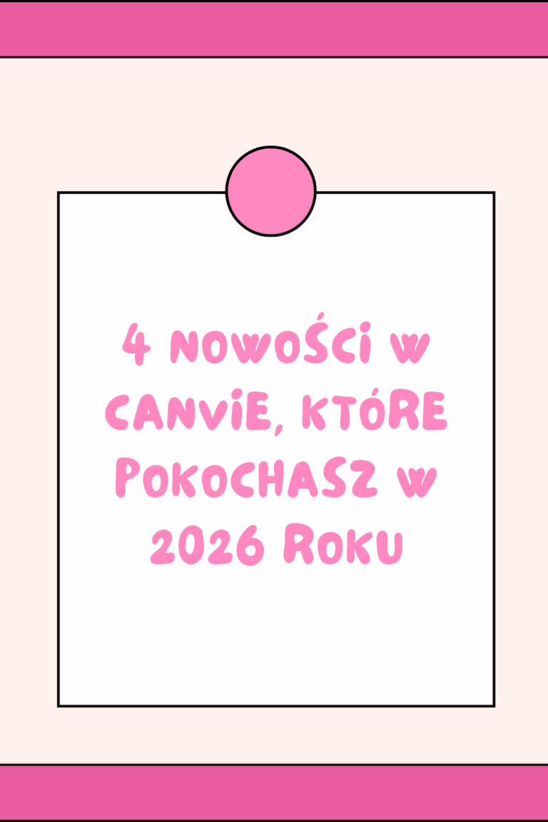 4 nowości w Canvie, kt&oacute;re pokochasz w 2026 roku