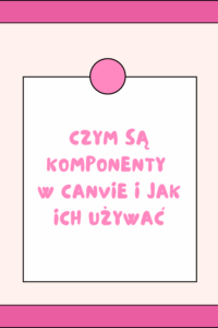Czym są komponenty w Canvie i jak ich używać