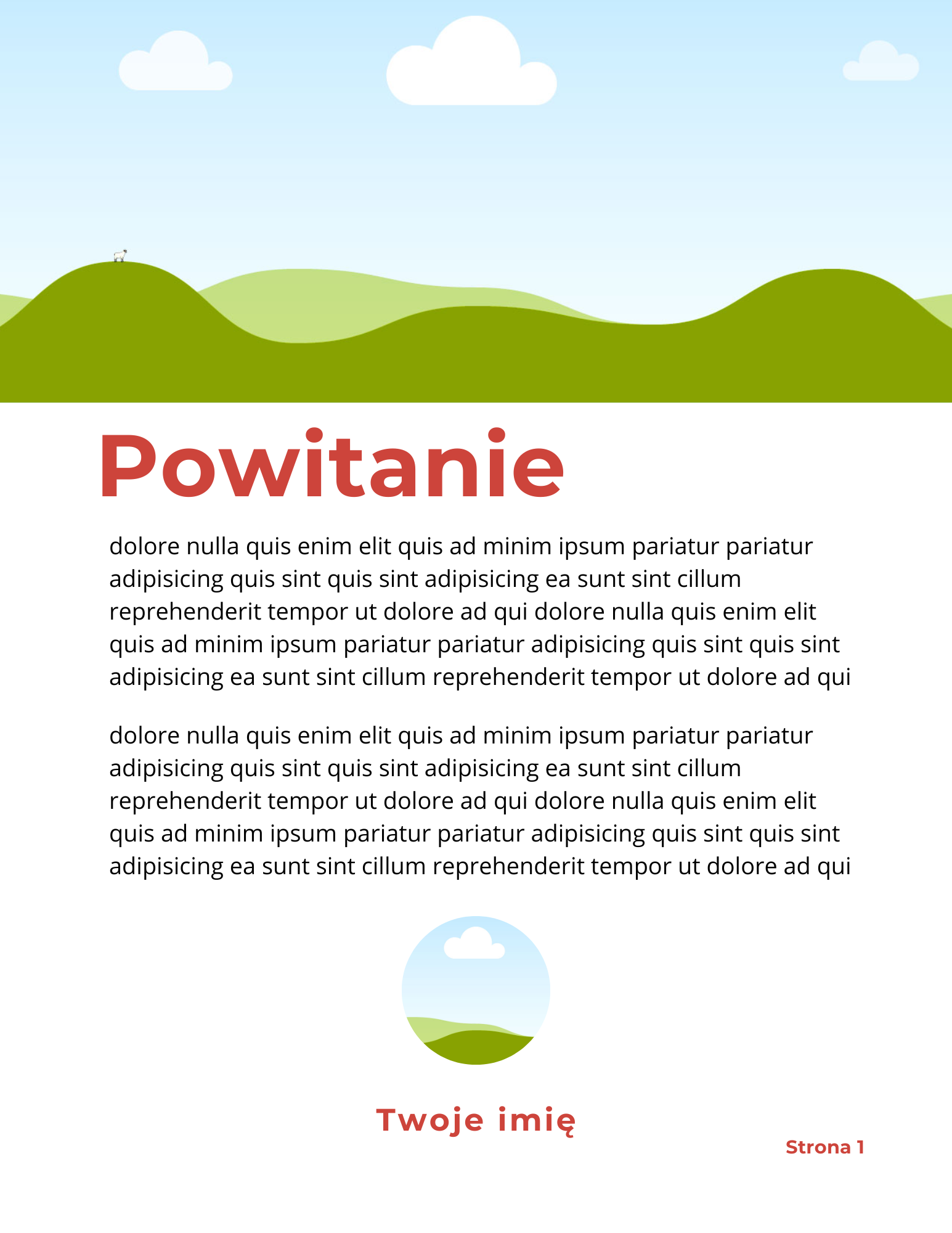 Podgląd szablonu: strona poznaj autorkę