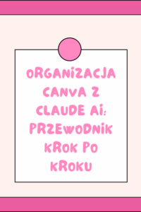 Organizacja Canva z Claude AI: Przewodnik Krok po Kroku