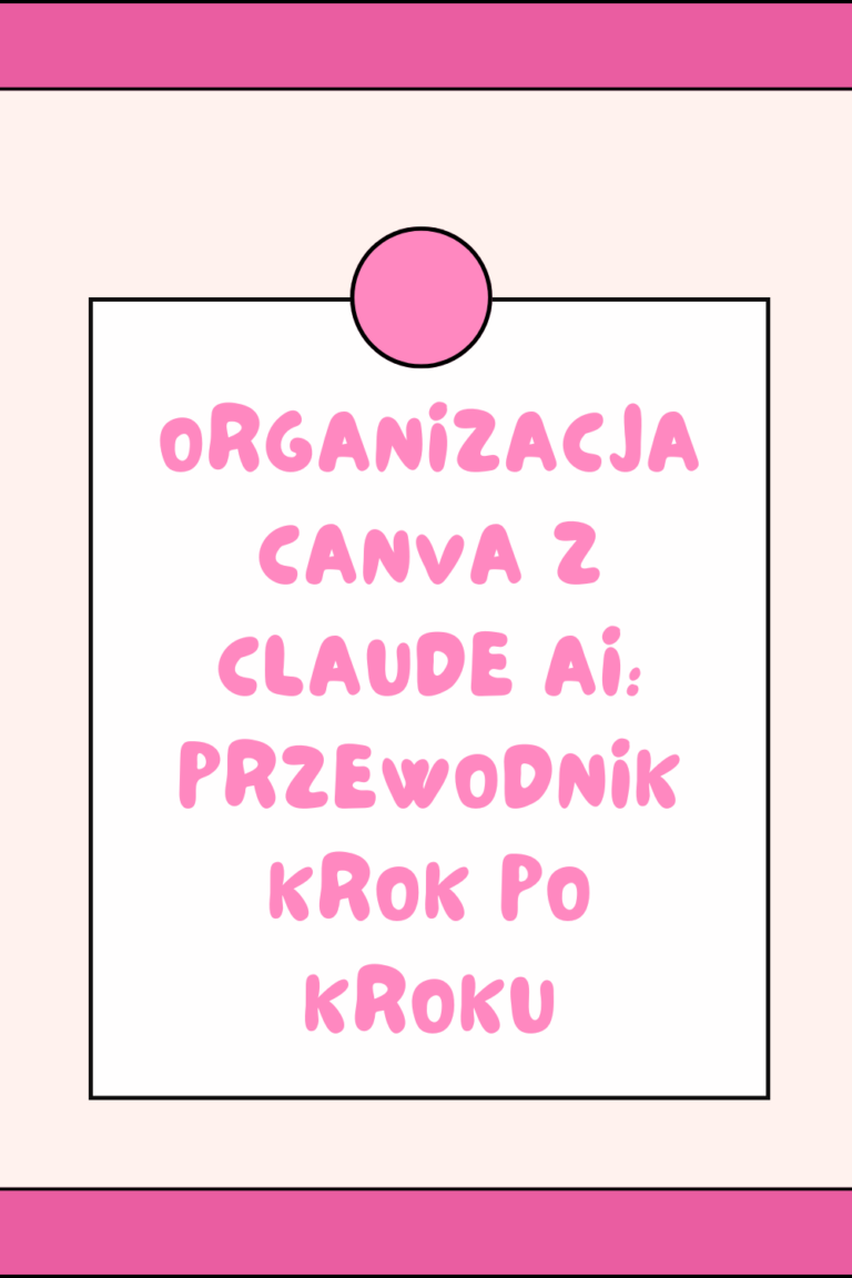 Organizacja Canva z Claude AI: Przewodnik Krok po Kroku