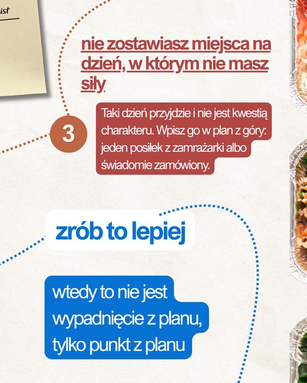 Błąd trzeci: nie zostawiasz miejsca na dzień bez siły