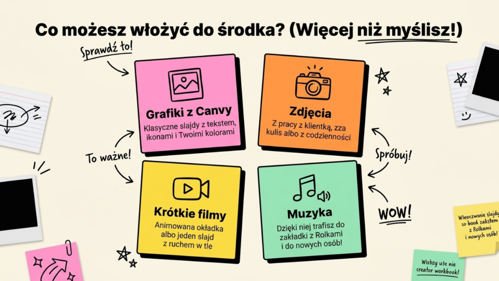 Jak zrobić karuzelę w Canvie: slajdy karuzeli na Instagram w widoku siatki w Canvie
