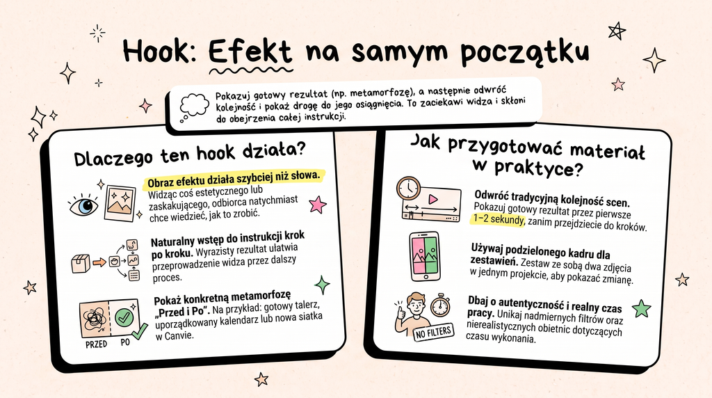 Hooki do rolek: 5 wzorów, które zatrzymują kciuk na Instagramie