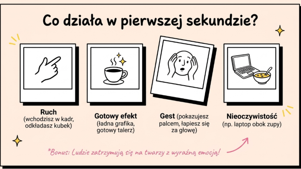 Hooki do rolek: 5 wzorów, które zatrzymują kciuk na Instagramie